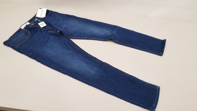 12 X BRAND NEW TOPMAN STRETCH SKINNY DENIM JEANS IN VARIOUS SIZES