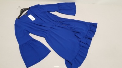14 X BRAND NEW MISS SELFRIDGE BLUE DRESSES UK SIZE 8 RRP £35.00 (TOTAL RRP £490.00)