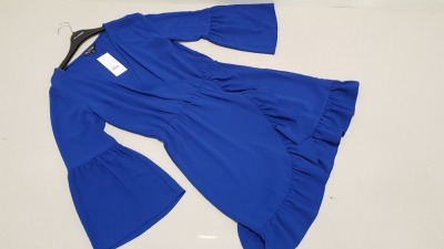 14 X BRAND NEW MISS SELFRIDGE BLUE DRESSES UK SIZE 10 RRP £35.00 (TOTAL RRP £490.00)