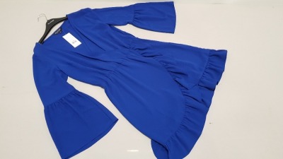 14 X BRAND NEW MISS SELFRIDGE BLUE DRESSES UK SIZE 16 RRP £35.00 (TOTAL RRP £490.00)