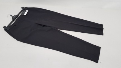 20 X BRAND NEW DOROTHY PERKINS BLACK ANKLE GRAZER TROUSERS UK SIZE 10 AND 20 RRP £20.00 (TOTAL RRP £400.00)