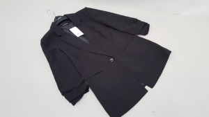 10 X BRAND NEW MISS SELFRIDGE BLACK BLAZERS UK SIZE8 and 10 RRP £35.00 (TOTAL RRP £350.00)