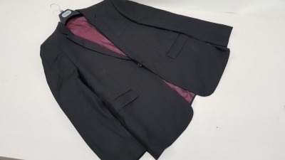 13 X BRAND NEW TOPMAN BLACK BLAZERS SIZE 46R AND 34R