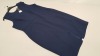 32 X BRAND NEW DOROTHY PERKINS NAVY DRESSES UK SIZE 12 AND 16 RRP £25.00 (TOTAL RRP £800.00)