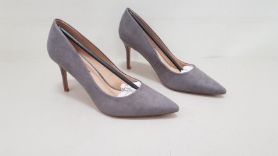 26 X BRAND NEW DOROTHY PERKINS GREY DELI HIGH HEELED SHOES SIZE 6 RRP £23.00 (TOTAL RRP £598.00)