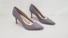 26 X BRAND NEW DOROTHY PERKINS GREY DELI HIGH HEELED SHOES SIZE 5 AND 6 RRP £23.00 (TOTAL RRP £598.00)