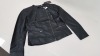 10 X BRAND NEW ONLY CLOTHING BLACK BIKER LEATHER STYLED NOOSE JACKETS UK SIZE 14