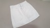 11 X BRAND NEW MISS SELFRIDGE WHITE DENIM MINI SKIRTS UK SIZE 4 RRP £30.00 (TOTAL RRP £330.00)