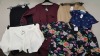 30 PIECE MIXED CLOTHING LOT CONTAINING PRINCIPLES SKIRTS, VILLA CLOTHING TOPS, DOROTHY PERKINS BLOUSES AND DOROTHY PERKINS TROUSERS ETC (NOTE: SOME ITEMS HAVE STORE SECURITY TAGS)