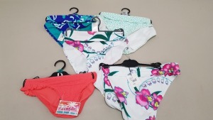 42 X BRAND NEW WOMENS BIKINI BOTTOMS IN VARIOUS STYLES AND SIZES (NOTE: SOME ITEMS HAVE STORE SECURITY TAGS)