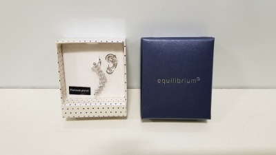 40 X BRAND NEW BOXED EQUILIBRIUM JEWELLERY EAR PIECE - IN 2 BOXES