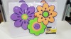 60 X BRAND NEW COOL FOAM FLOWERS BULLETIN BOARDS - IN 6 BOXES