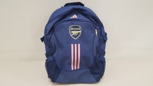 7 X BRAND NEW OFFICIAL LICENSED ARSENAL NAVY ADIDAS BACKPACKS