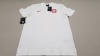 15 X BRAND NEW NIKE WHITE POLO FOOTBALL SHIRTS SIZE MEDIUM