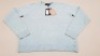 10 X BRAND NEW VERA MODA O NECK BLOUSES IN BLUE MELANGE SIZE SMALL RRP £22.00 (TOTAL RRP £220.00)