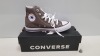 5 X BRAND NEW CONVERSE CHARCOAL HI TOPS IN SIZE UK 3.5