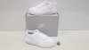 6 X BRAND NEW NIKE WHITE AIR FORCE 1'S IN SIZE UK 4.5 KIDS