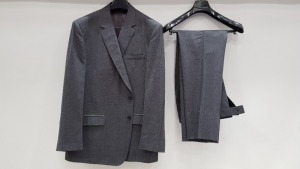 3 X BRAND NEW LUTWYCHE HAND TAILORED GREY PLAIN SUITS SIZE 42R, 44R AND 40L (PLEASE NOTE SUITS ARE NOT FULLY TAILORED)