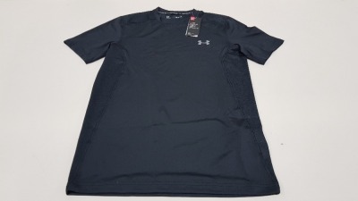 8 X BRAND NEW BLACK UNDER ARMOUR GYM T SHIRTS IN VARIOUS SIZES