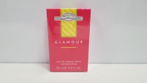 48 X BRAND NEW 90ML BOXED DESIGNER FRENCH COLLECTION GLAMOUR EAU DE PARFUM SPARY