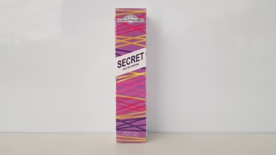 48 X BRAND NEW BOXED 100ML DESIGNER FRENCH COLLECTION SECRET EAU DE PARFUM NATURAL SPRAY - IN ONE BOX