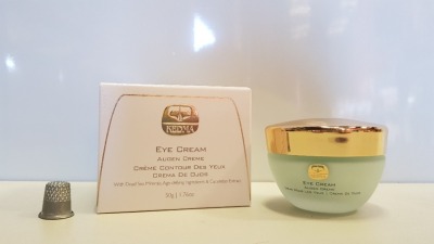 3 X BRAND NEW KEDMA EYE CREAM WITH DEAD SEA MINERALS, AGE-DEFYING INGREDIENTS & CUCUMBER EXTRACT (50G) TOTAL RRP $1,199.85