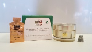 3 X BRAND NEW KEDMA COLLAGEN FACIAL CREAM WITH DEAD SEA MINERALS, VITAMINS A&E AND NATURAL OILS (50G) TOTAL RRP $2,087.85