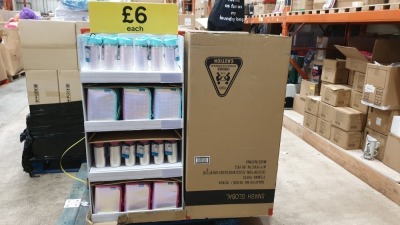 60 PC TESCO BACK TO SCHOOL DISPLAY UNIT CONTAINING 36 X 500 ML DRINKS BOTTLES PLUS 24 X INSULATED