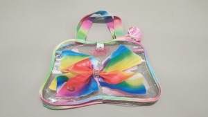 60 X BRAND NEW NICKELODEON JO JO SIWA LARGE BOW SHAPED TOTE BAGS IN 5 BOXES