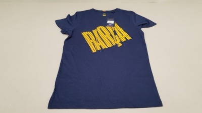 20 X BRAND NEW BARCA STORE OFFICIAL MERCHANDISE FC BARCELONA NAVY SHORT SLEEVED TOPS SIZE SMALL - WITH TAGS RRP €25 TOTAL €500