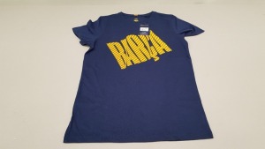 20 X BRAND NEW BARCA STORE OFFICIAL MERCHANDISE FC BARCELONA NAVY SHORT SLEEVED TOPS KIDS SIZE 12 - WITH TAGS RRP €25 TOTAL €500