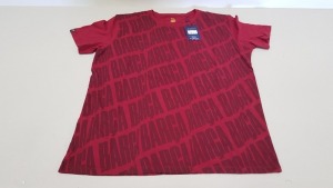 20 X BRAND NEW BARCA STORE OFFICIAL MERCHANDISE FC BARCELONA RED SHORT SLEEVED TOPS SIZE MEDIUM - WITH TAGS RRP €25 TOTAL €500