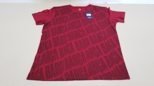 20 X BRAND NEW BARCA STORE OFFICIAL MERCHANDISE FC BARCELONA RED SHORT SLEEVED TOPS SIZE MEDIUM - WITH TAGS RRP €25 TOTAL €500