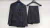 3 X BRAND NEW LUTWYCHE HAND TAILORED CHARCOAL PETTERNED SUITS SIZE 38R AND 40R (PLEASE NOTE SUITS ARE NOT FULLY TAILORED)