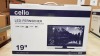 BRAND NEW CELLO 19 LED DIGITAL TV WITH BUILT IN SATELLITE TUNER (WITH FREEVIEW T2 HD)