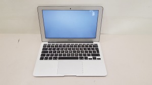 MACBOOK A1465 AIR CORE I5 1.7 11 SCREEN EMC NUMBER: 2558 MODEL IDENTIFIER: MACBOOKAIR5,1 DATA WIPED & NO OS. NO CHARGER.