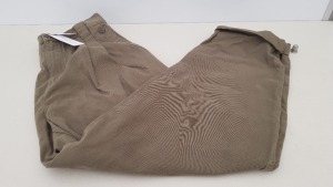 29 X BRAND NEW TOPSHOP KHAKI PANTS UK SIZE 8 AND 14 RRP £36.00 (TOTAL RRP £1044.00)