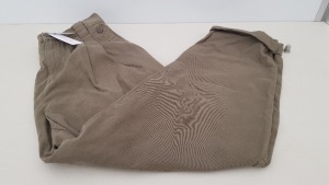 20 X BRAND NEW TOPSHOP KHAKI PANTS UK SIZE 8 AND 10 RRP £36.00 (TOTAL RRP £720.00)