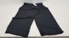 34 X BRAND NEW DOROTHY PERKINS CURVE BLACK ELASTIC TROUSERS / PANTS UK SIZE 22 RRP £28.00 (TOTAL RRP £952.00)