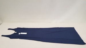 30 X BRAND NEW DOROTHY PERKINS BY VERA MODA NAVY WOMENS LONG DRESSES UK SIZE MEDIUM AND EXTRA LARGE RRP £12.00 (TOTAL RRP £360.00)