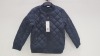 20 X BRAND NEW F&F KIDS COLLECTION NAVY ZIP UP COATS SIZE 8-9 YEARS RRP £!8.00 (TOTAL RRP £360.00)