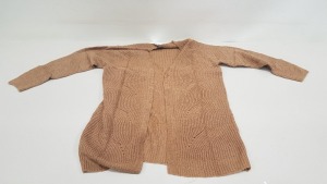 20 X BRAND NEW JACQUELINE DE YOUNG LONG KNITTED CARDIGANS SIZE LARGE RRP £25.00 (TOTAL RRP £500.00)