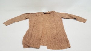 10 X BRAND NEW JACQUELINE DE YOUNG LONG KNITTED CARDIGANS SIZE EXTRA SMALL RRP £25.00 (TOTAL RRP £250.00)