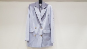 6 X BRAND NEW TOPSHOP LIGHT PURPLE BUTTONED BLAZERS UK SIZE 12 NRRP-£ 59.00 TOTAL RRP-£ 354.00