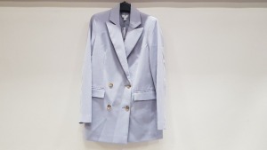 6 X BRAND NEW TOPSHOP LIGHT PURPLE BUTTONED BLAZERS UK SIZE 12 NRRP-£ 59.00 TOTAL RRP-£ 354.00