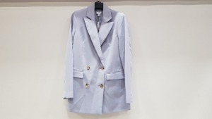 6 X BRAND NEW TOPSHOP LIGHT PURPLE BUTTONED BLAZERS UK SIZE 16 RRP-£ 59.00 TOTAL RRP-£ 354.00