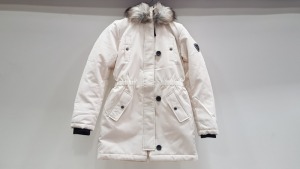 8 X BRAND NEW ONLY CLOTHING EGGNOG FAUX FUR WINTER PARKA IN VARIOUS SIZES RRP £50.00 (TOTAL RRP £400.00)