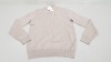 10 X BRAND NEW BURTON MENSWEAR COTTON RICH QUARTER ZIP JUMPERS SIZE XS