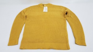 24 X BRAND NEW SELECTED HOMME MELVIN HIGH NECK CHAI TEA KNITTED JUMPERS SIZE MEDIUM RRP £45.00 (TOTAL RRP £1080.00)