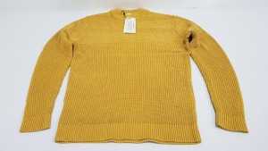 24 X BRAND NEW SELECTED HOMME MELVIN HIGH NECK CHAI TEA KNITTED JUMPERS SIZE MEDIUM RRP £45.00 (TOTAL RRP £1080.00)